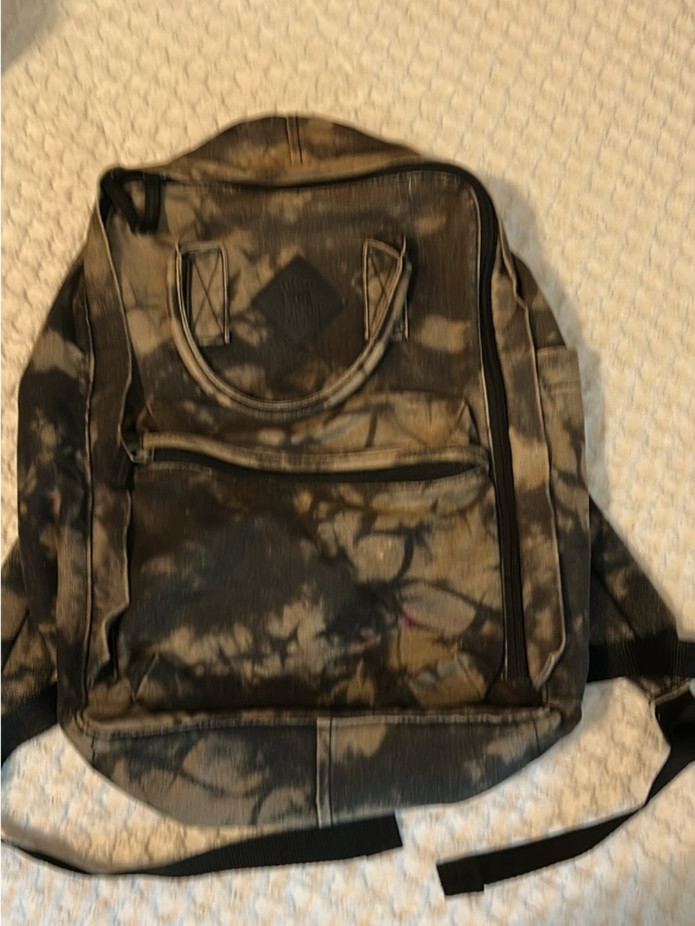 Vans Brown Tie-Dye Canvas Backpack